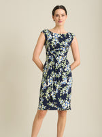 Poppie Sleeveless Faux Wrap Floral Dress