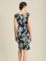 Poppie Sleeveless Faux Wrap Floral Dress