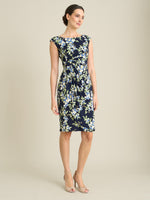 Poppie Sleeveless Faux Wrap Floral Dress