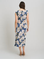 Presley Cowl Neck Floral Midi Dress