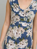 Presley Cowl Neck Floral Midi Dress
