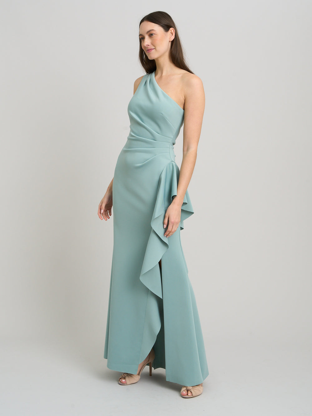 Darby One Shoulder Frill Dress