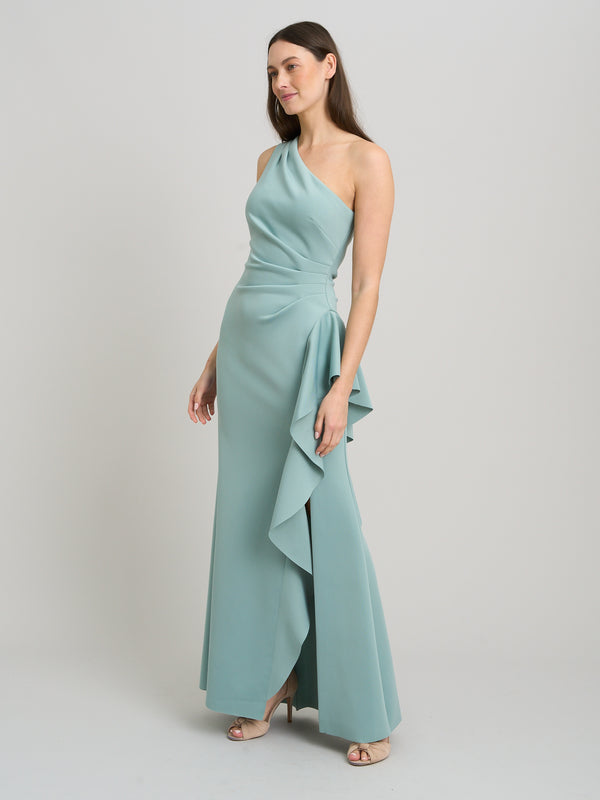 Darby One Shoulder Frill Dress