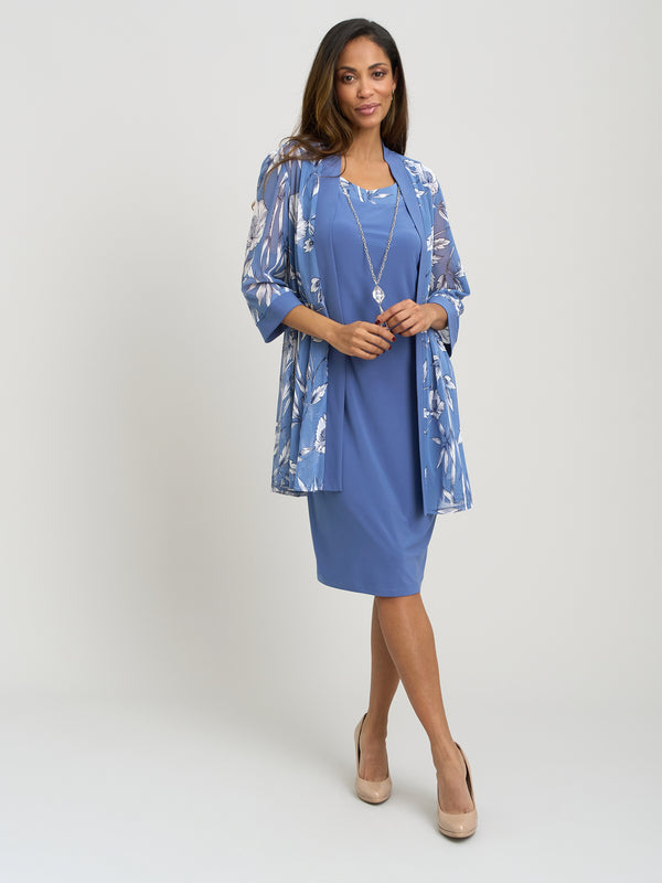 Milana Printed Dress And Jacket