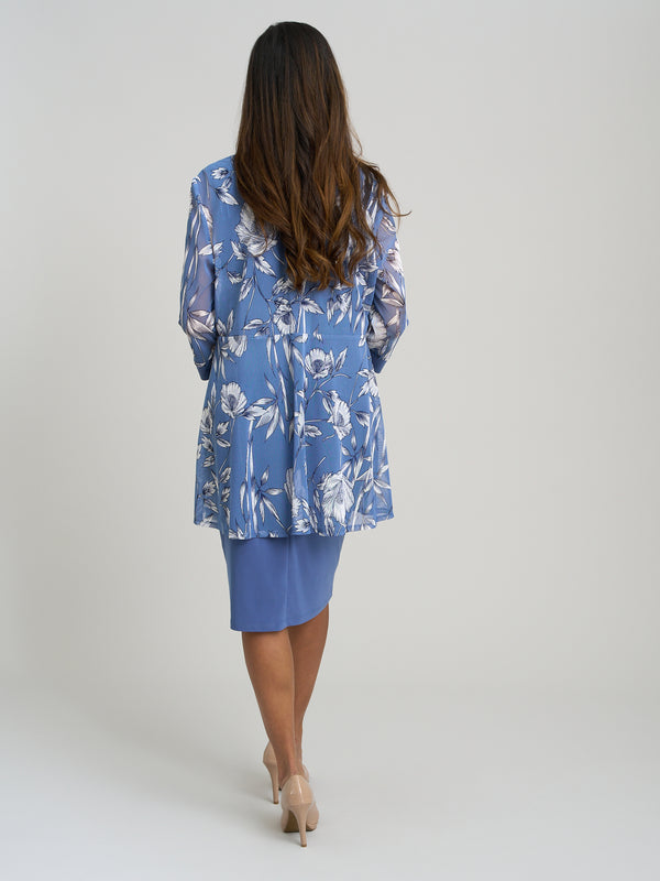 Milana Printed Dress And Jacket