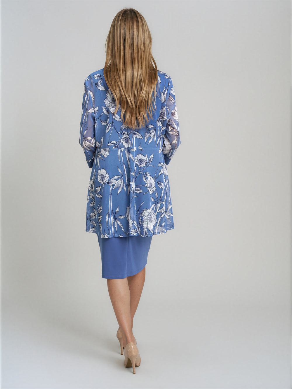 Milana Printed Dress And Jacket