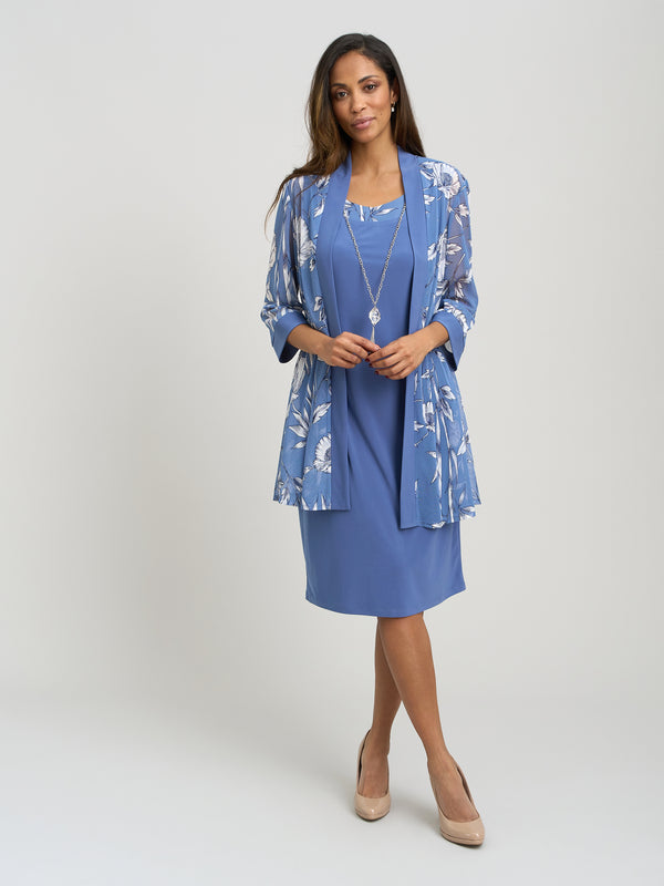 Milana Printed Dress And Jacket