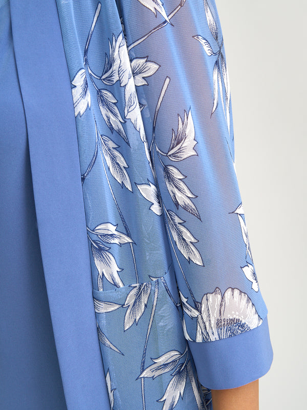 Milana Printed Dress And Jacket
