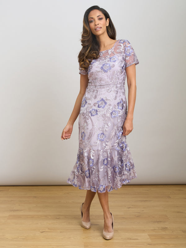 Mildred Lace Midi Dress