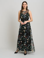 Moira Embroidered Floral Maxi Dress