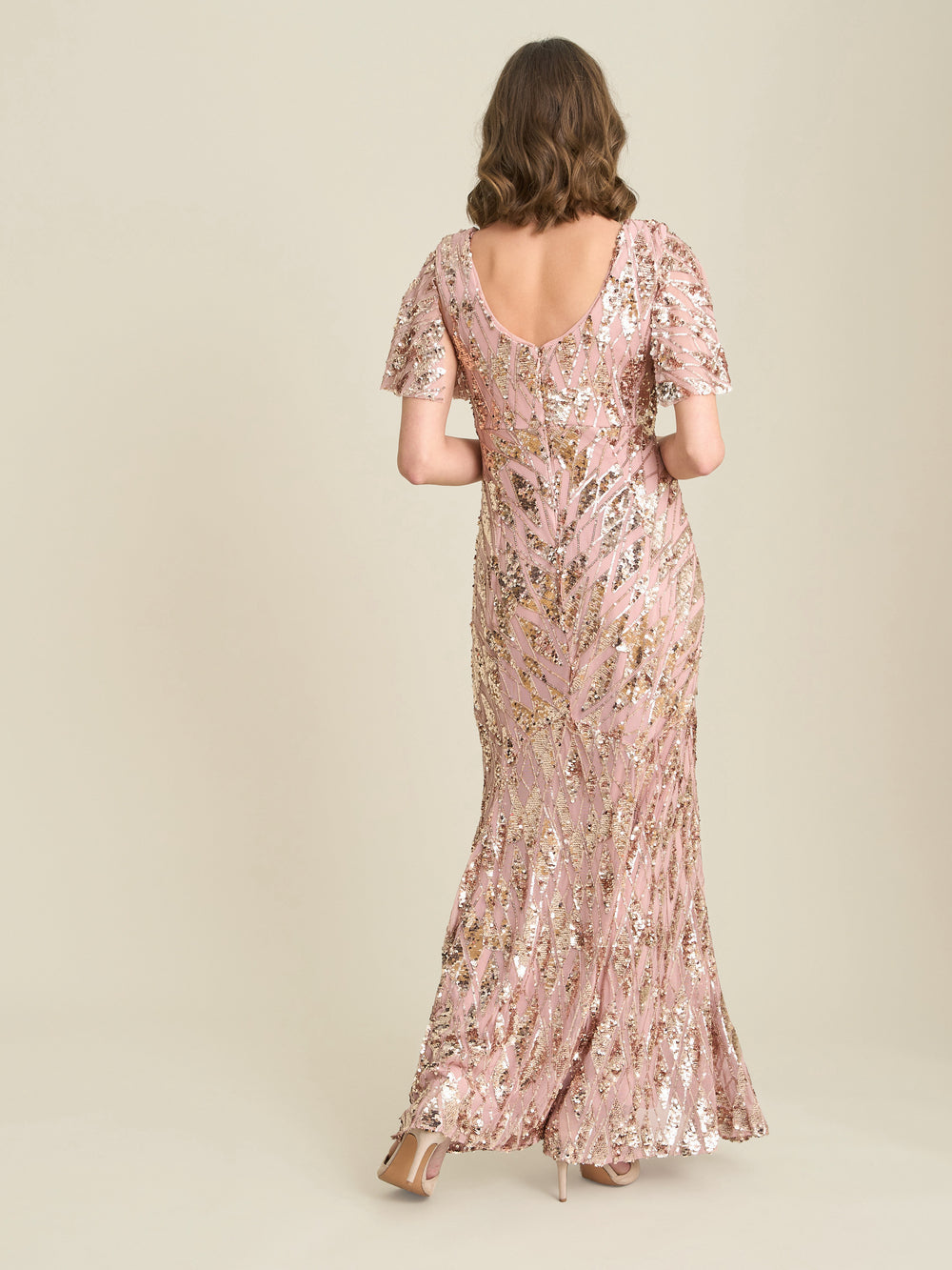 Milena Sequin Embellished Maxi Dress
