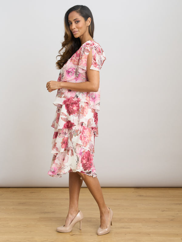 Rei Tiered Floral Dress