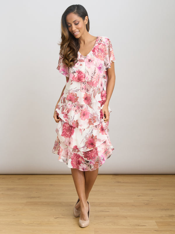 Rei Tiered Floral Dress