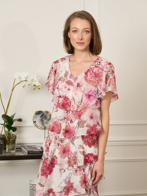 Rei Tiered Floral Dress
