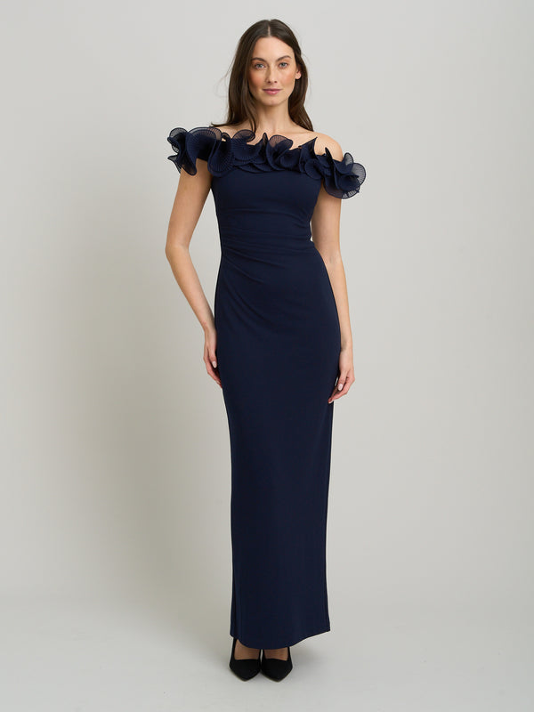 Risa Off-Shoulder Ruffle Maxi Dress