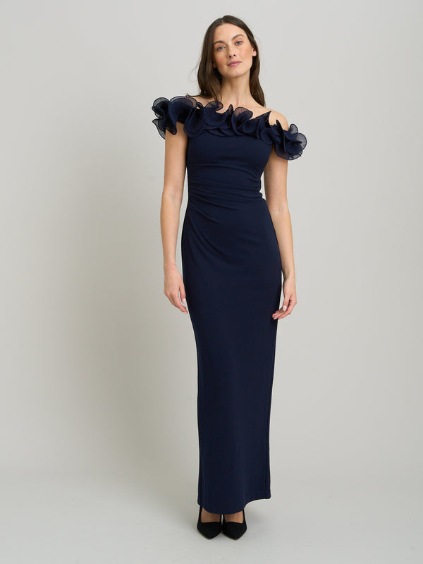 Risa Off-Shoulder Ruffle Maxi Dress