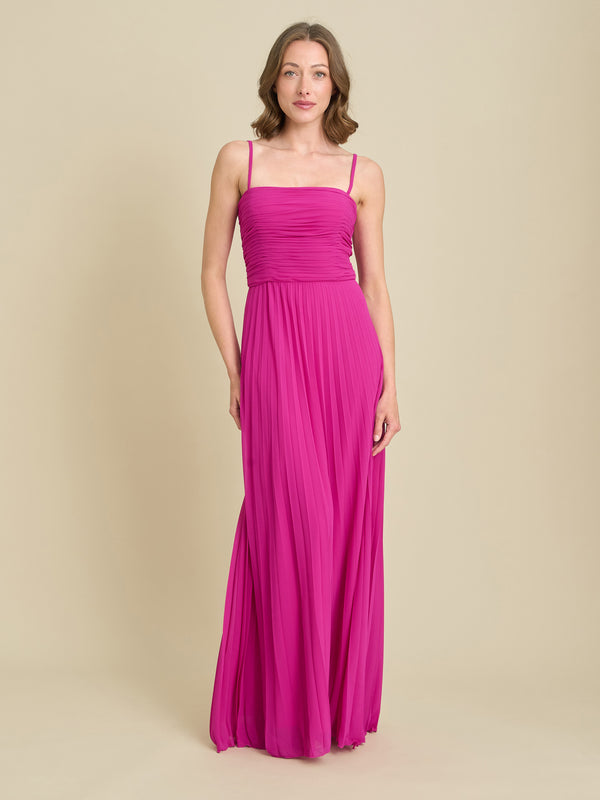 Roberta Pleated Maxi Dress