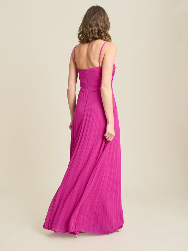 Roberta Pleated Maxi Dress