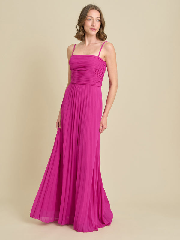 Roberta Pleated Maxi Dress