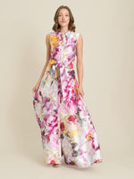 Rosanne Floral Belt Tie Maxi Dress