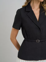 Shelley Belted Pleated Midi Dress