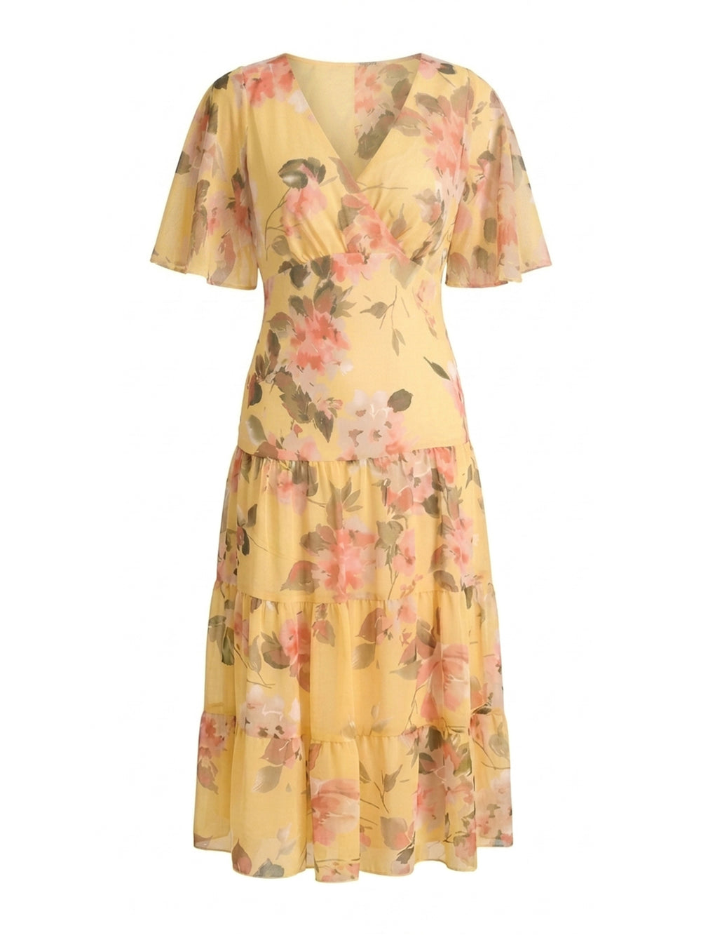 Agatha Floral Chiffon Dress