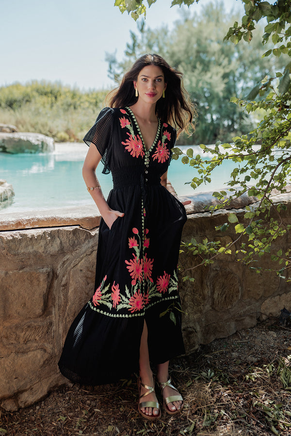Piti Cuiti Aloha Long Dress