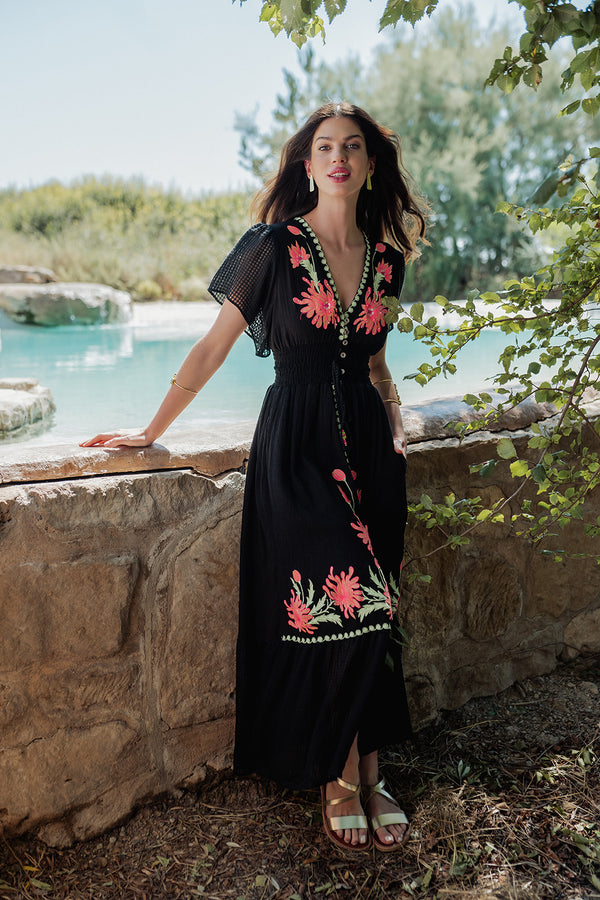 Piti Cuiti Aloha Long Dress