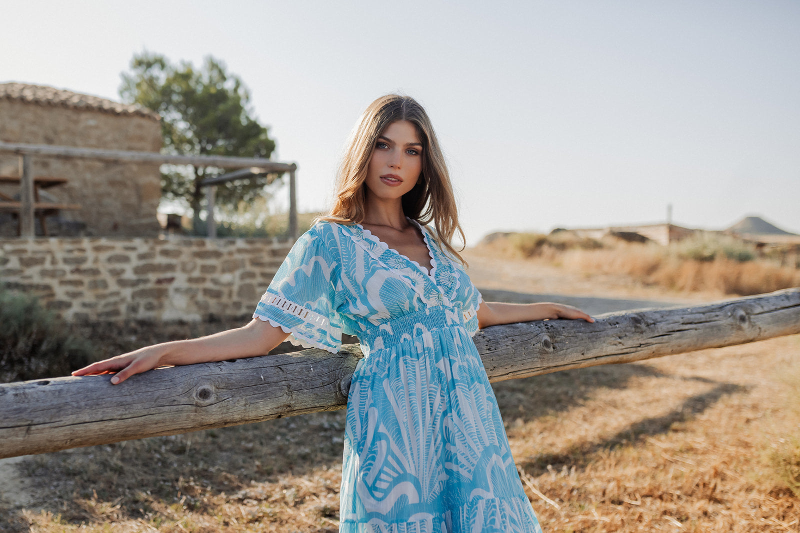 Piti Cuiti Shell Long Dress – Gina Bacconi