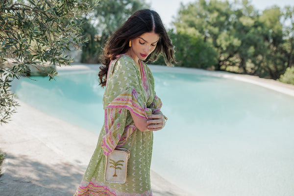 Piti Cuiti Curacao Green Long Dress