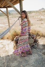 Piti Cuiti Grasse Aqua Long Dress