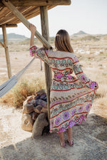 Piti Cuiti Grasse Aqua Long Dress