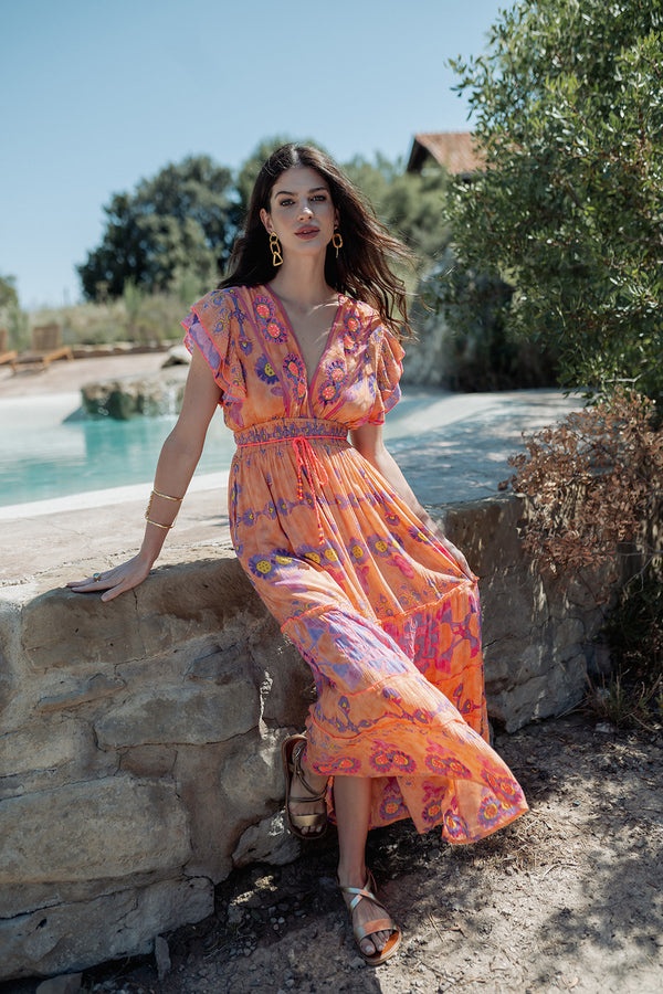 Piti Cuiti Elba Long Dress