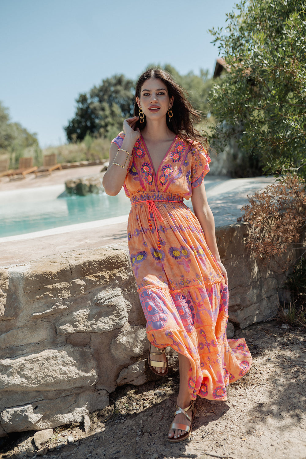 Piti Cuiti Elba Long Dress