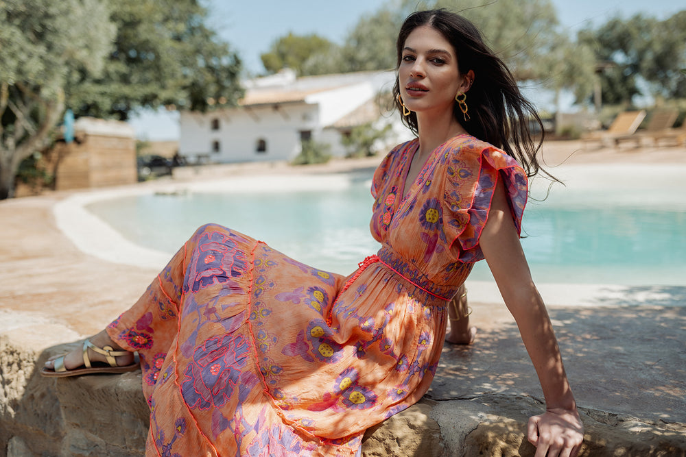 Piti Cuiti Elba Long Dress