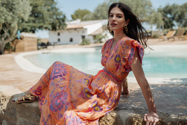 Piti Cuiti Elba Long Dress