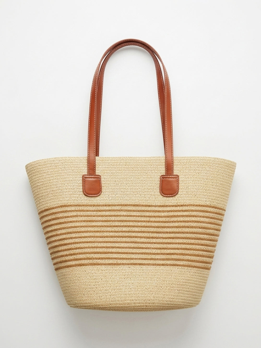 Woven Straw Tote Bag