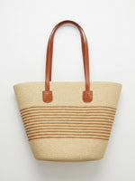 Woven Straw Tote Bag