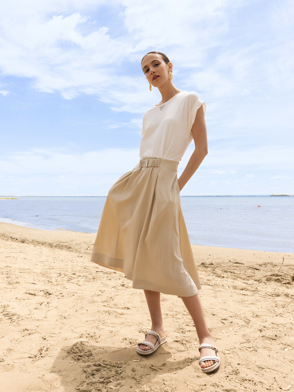 Alison Sheri Two Tone Dress