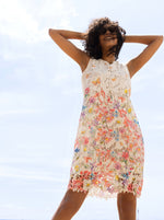 Alison Sheri Printed Lace Dress