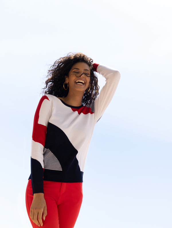 Alison Sheri Abstract Jumper