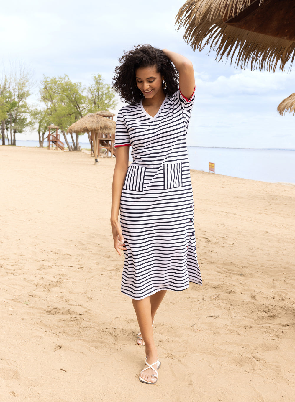 Alison Sheri Stripe Dress