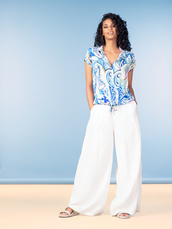 Alison Sheri Linen Trouser