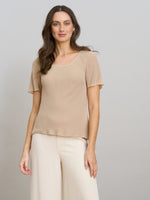 Triple Layer Chiffon Top