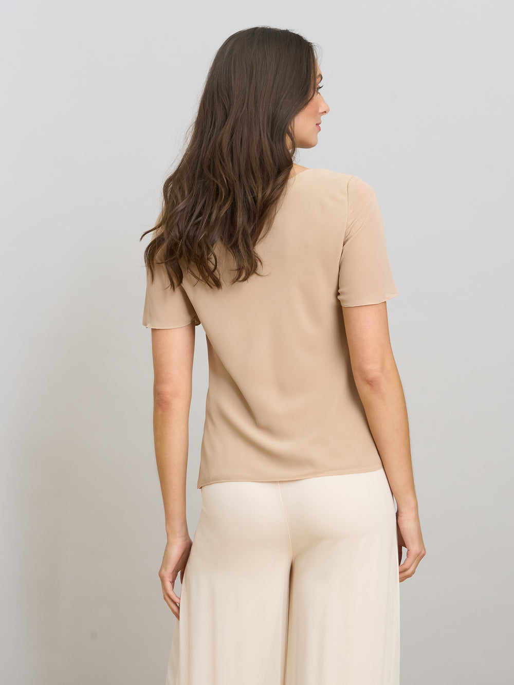 Triple Layer Chiffon Top