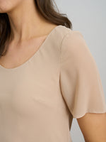 Triple Layer Chiffon Top