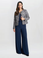 Chiffon Layered Trouser With Slits