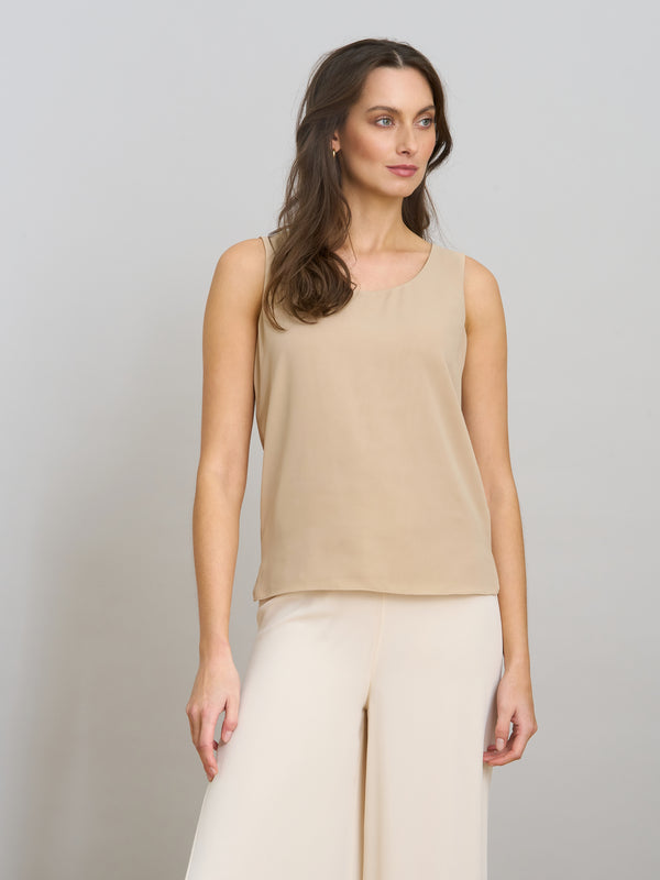 Double Layer Chiffon Cami