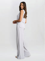 Chiffon Layered Trouser With Slits