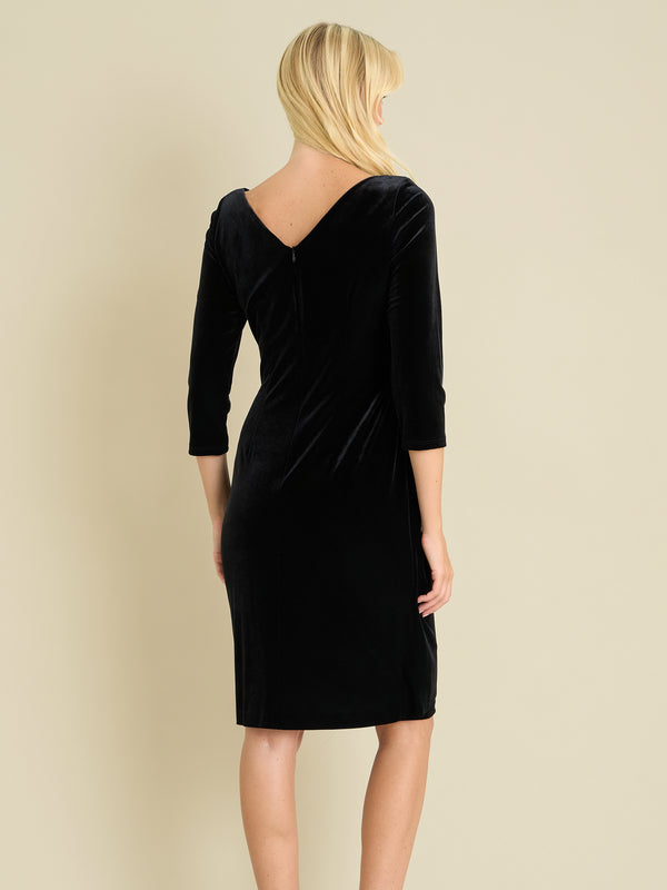 Zoe Velvet Wrap Dress